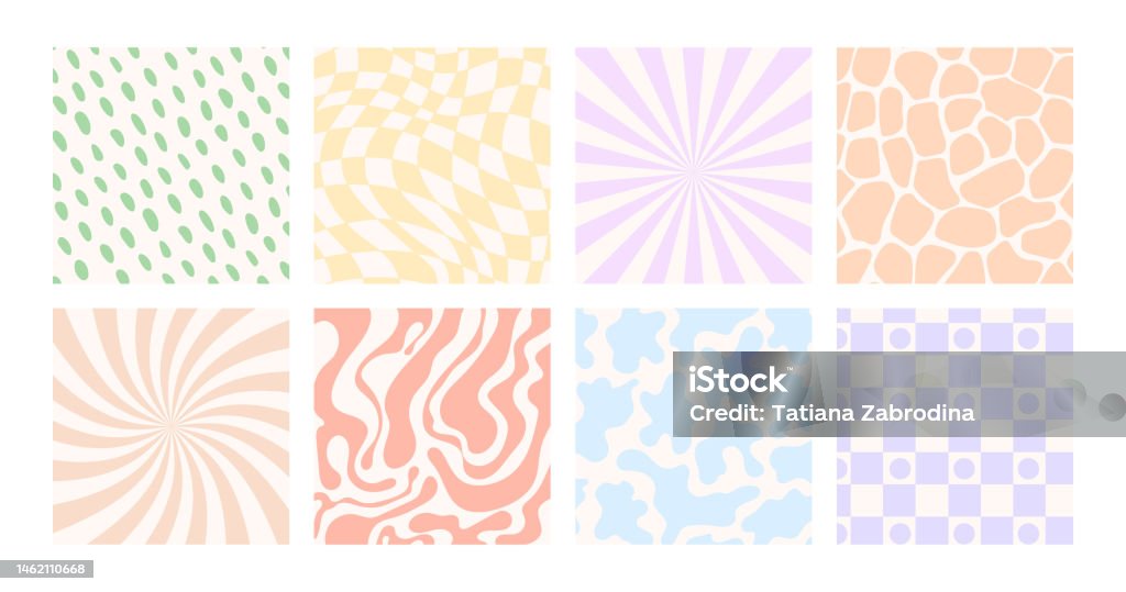 Random Linear Pattern A Set Of Linear Patterns Vector Stock Graphics Abstract Backgrounds ...