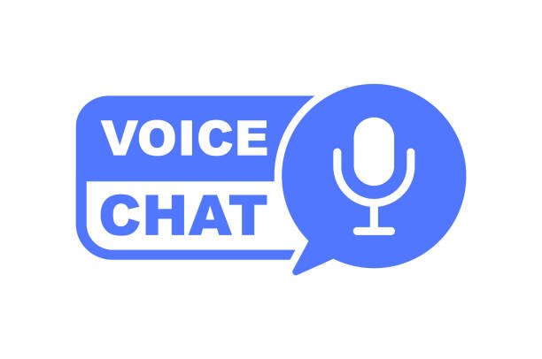 Voice chat logo. Voice message icon. Voice message with sound wave and microphone for chat. Voice messaging correspondence. Dialogue symbol. Voice chat logo. Voice message icon. Voice message with sound wave and microphone for chat. Voice messaging correspondence. Dialogue symbol. wechat logo stock illustrations