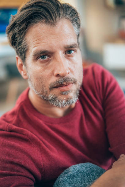 istock Portrait of man at home 1462142913