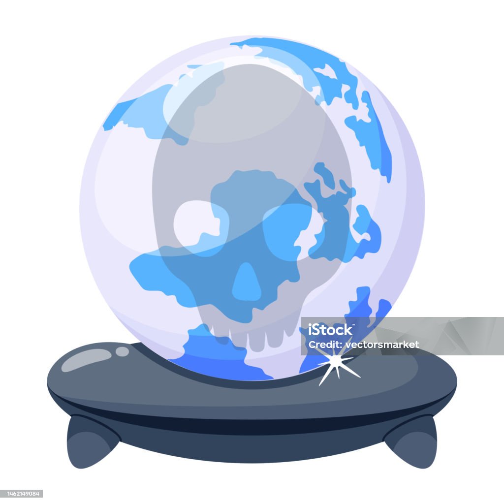 Magic Ball Vector Magic Ball Stock Illustration - Download Image Now - Crystal, Equipment ...