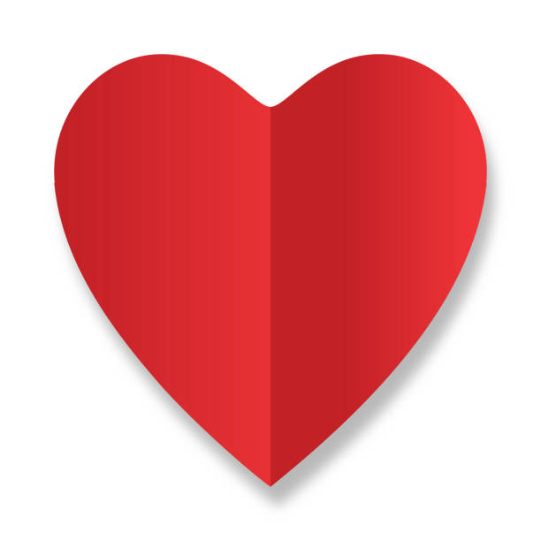 istock Cut Paper Valentine's Day  Heart On A Transparent Background 1462157447