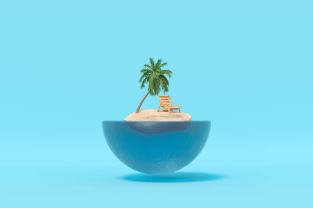 istock Summer Holiday on Island with Palm Tree 1462158369