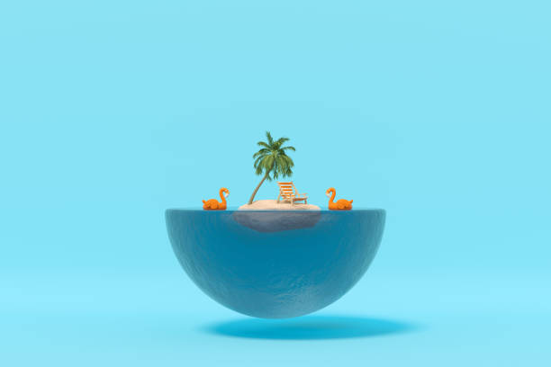 istock Summer Holiday on Island with Palm Tree 1462158576