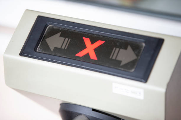 istock No entry sign at the production turnstile. 1462171302