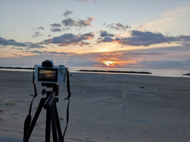 istock Camera to capture the sunrise 1462172245