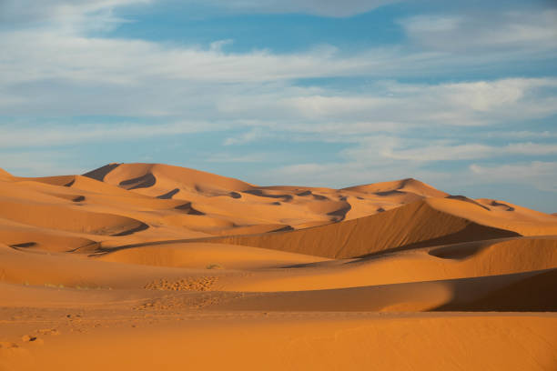 istock Colourful landscape in the Chebbi Desert, Morocco, during sunset 1462192586