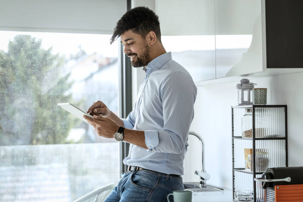 istock Young African businessman working 1462199954