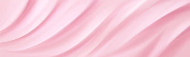 ilustrações, clipart, desenhos animados e ícones de textura do creme, fundo cor-de-rosa do gel cosmético - backgrounds berry close up dessert