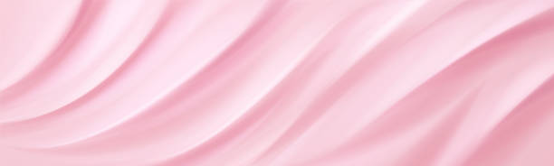 кремовая текстура, розовый фон косметического геля - dessert sweet food abstract art stock illustrations