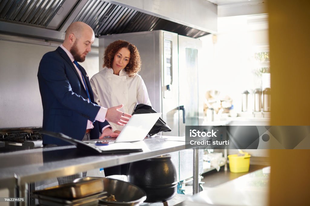 new business start-up for chef new business for chef Chef Stock Photo