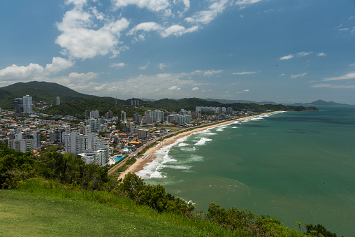 Beach Brava in Balneario Camboriu, Santa Catarina, Brazil