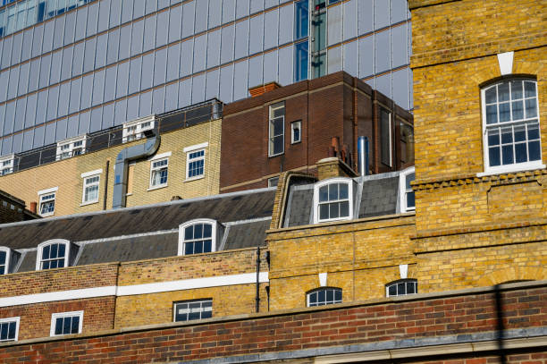 Commercial residences and apartments at Lower Grosvenor Place in City of Westminster, London