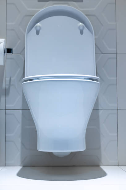 istock Toilet bowl in a white toilet. 1462287534