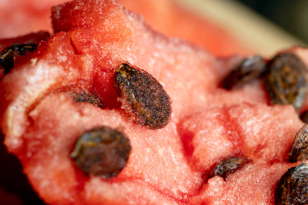 istock Ripe red watermelon cut into pieces 1462295458