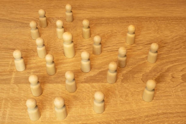 istock Group of 10 different ordinary people, concept business 1462311954