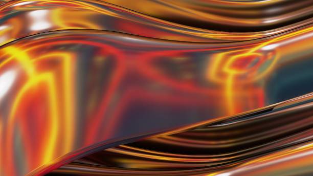 istock fiery red metal plate with bellows pattern abstract, dramatic, modern, luxurious and exclusive 3D rendering graphic design elemental background material 1462343097