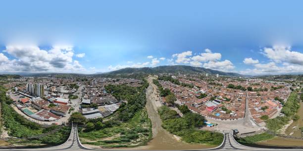 istock Aerial 360 Old and New Bridge Crossing River 1462352485