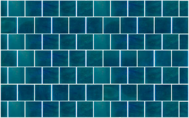 istock Blue ceramic tile background. Old vintage ceramic tiles in blue to decorate the kitchen or bathroom 1462382764