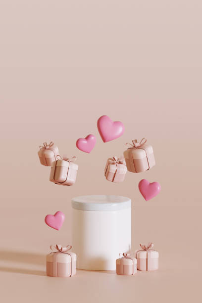 istock Mock up with podium for product display, 1462392731
