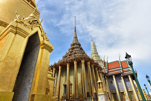 Phra Mondop is a Buddhist library that was build in 1789, holds the Canon of Buddha, sacred scriptures written on palm leaf.