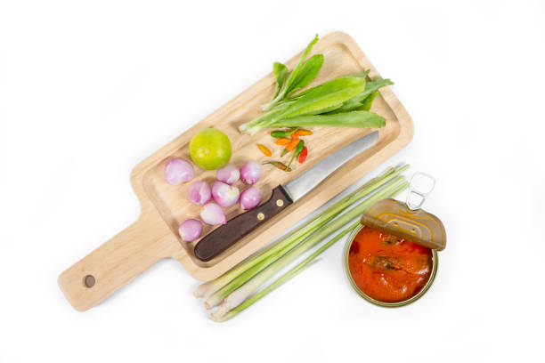 indian spices on cutting board.