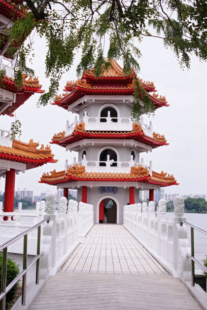 istock Great Temple in Singapore Chinese Garden 1462424403