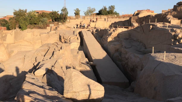 The Unfinished Obelisk in Aswan, Egypt