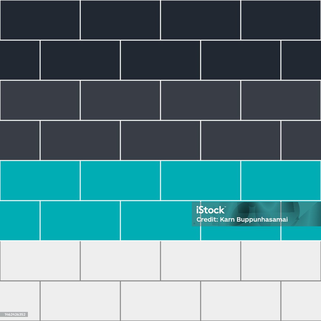 Block Brick Wall Seamless Pattern Color Texture Background Stock ...
