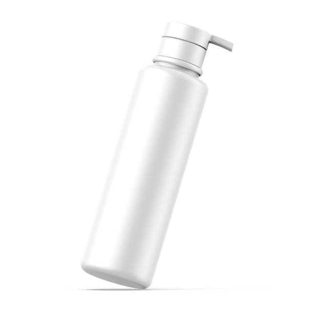 istock White plastic bottle with pump mockup for branding. 3d render illustration 1462431451