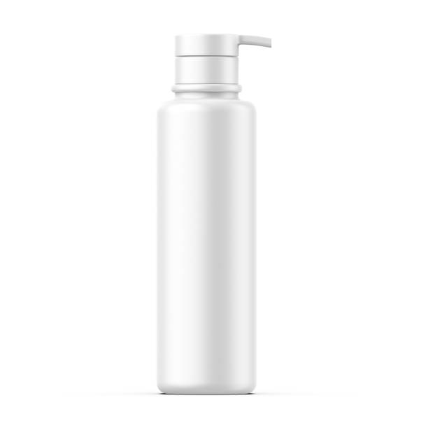 istock White plastic bottle with pump mockup for branding. 3d render illustration 1462431452