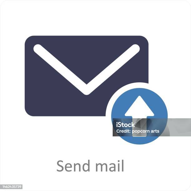 Send Email Sign Send Mail Stock Illustration - Download Image Now - Concepts, Concepts ...