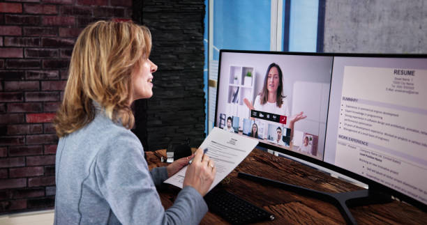 istock Online Video Conference Job Interview Meeting 1462442169