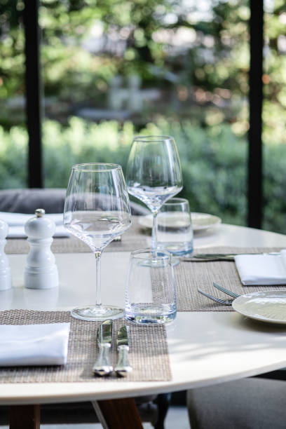 istock Table set for an event party or wedding reception 1462502941