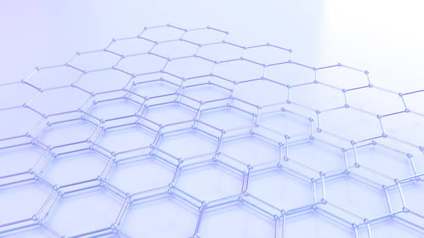 The shape structure of nanotechnology,Nanotechnology of the future,abstract background nanotechnology,3d rendering