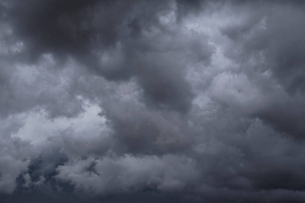 istock Blue sky full of white clouds, storm day 1462504177