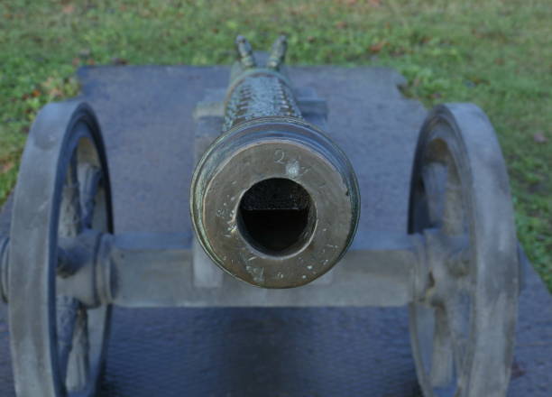 istock bronze cannon hole in the gun barrel 1462513081