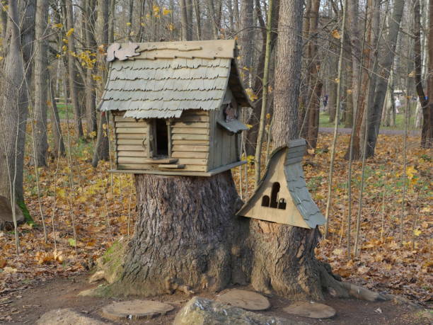 istock fairy tale houses are bird feeders 1462513121