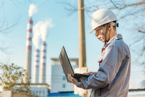istock Engineers working in the power plant 1462519825