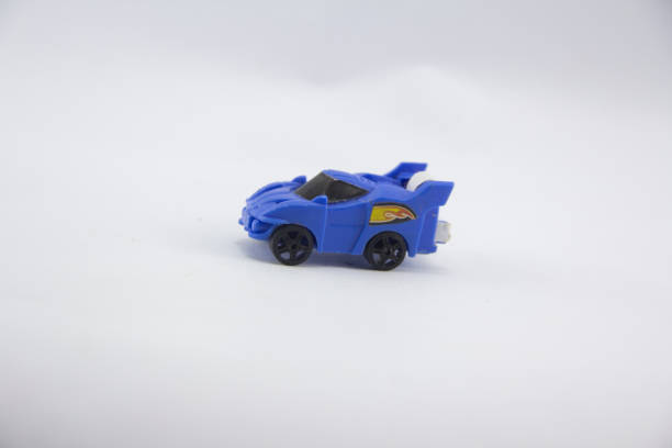 istock Close up of a blue racing car 1462527717