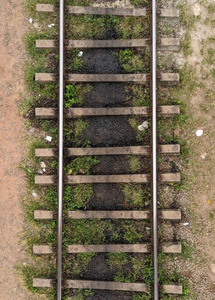 istock Aerial shot of railway tracks 1462545703