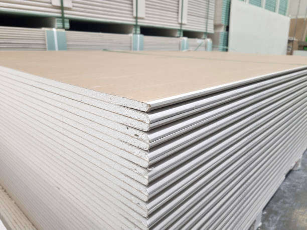 Gypsum Board Storage R 550+ Plaster Gypsum Board Wall Partition Stock Photos, Pictures ...