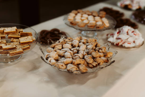 istock Wedding candy bar with a high variety of sweets 1462552715