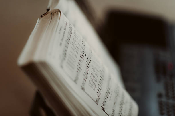 istock Selective focus shot of a book of notes 1462553700
