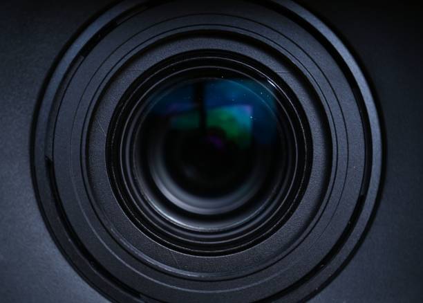istock Closeup shot of camera lens 1462556723