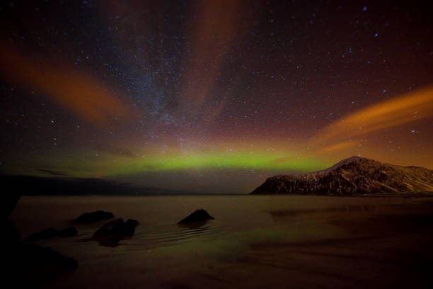 istock Magical Northern Lights in Lofotens, Norway 1462557579