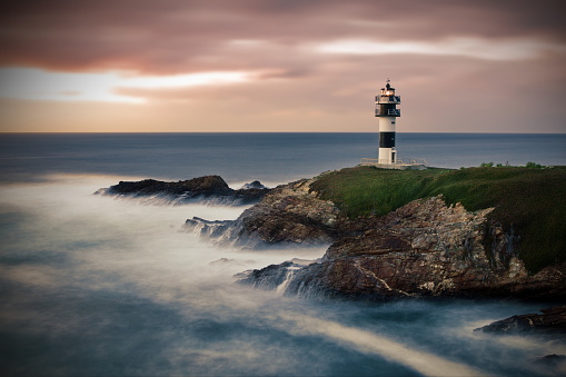 La Pancha Lighthouse in Ribadeo, Galicia, Spain photo