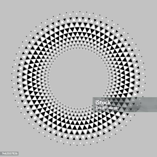Equilateral Triangles Pattern Forming Donut Disk With Inner And Outer ...