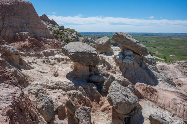 istock Badlands National Park Castle Trail in the afternoon 1462558700