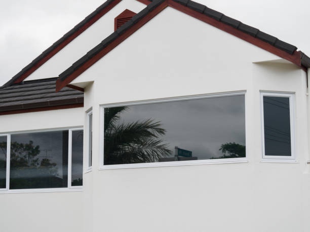 istock white contemporary bungalow with bay window 1462563847