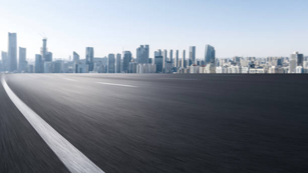istock Expressway and financial district buildings 1462576495